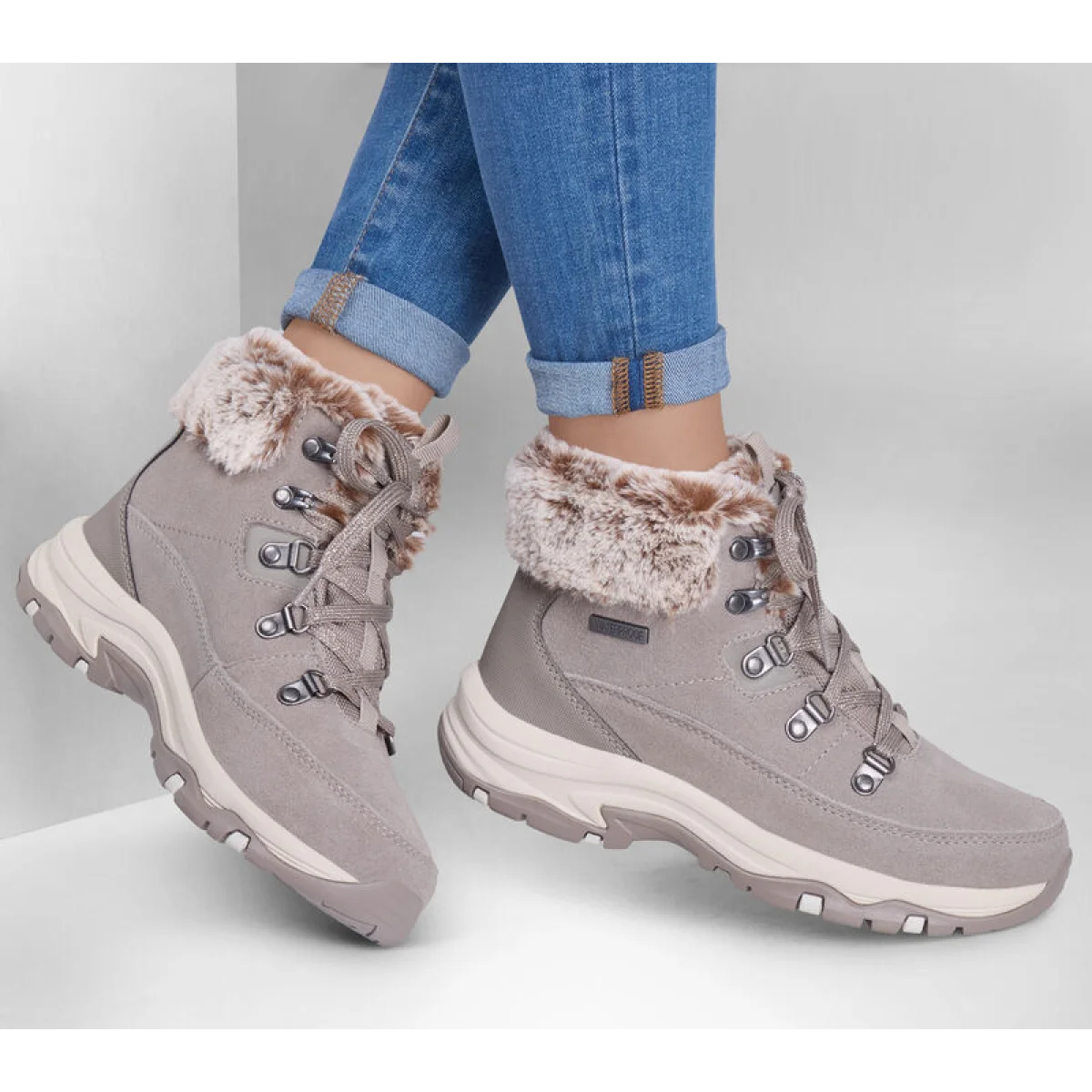 SKECHERS Cizme TREGO-SNOW WORRIES INN SPORT