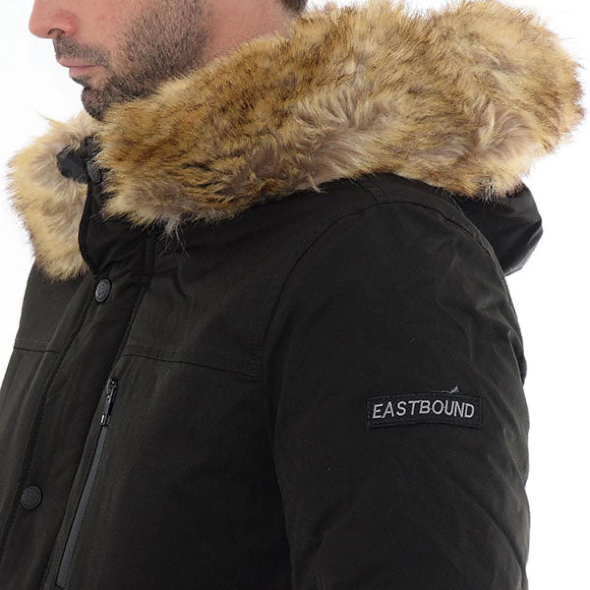 EASTBOUND Jakna PARKA FUR - EBM782-BLK