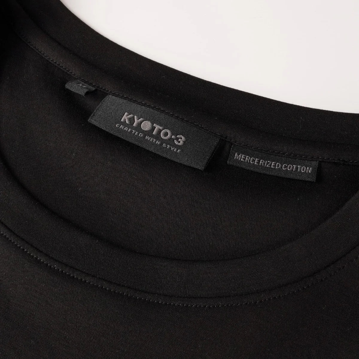 KYOTO Majica JUYO MERCERIZED 2.0 BLACK - 53107-BLK