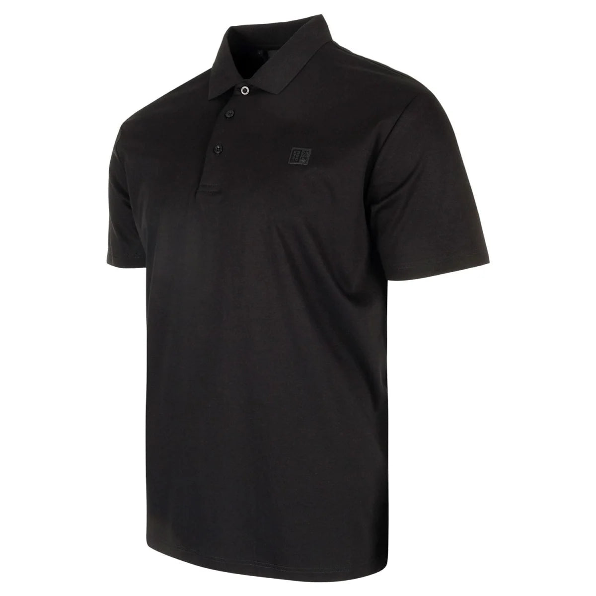 KYOTO Majica JUYO POLO MERCERIZED BLACK - 53411-BLK