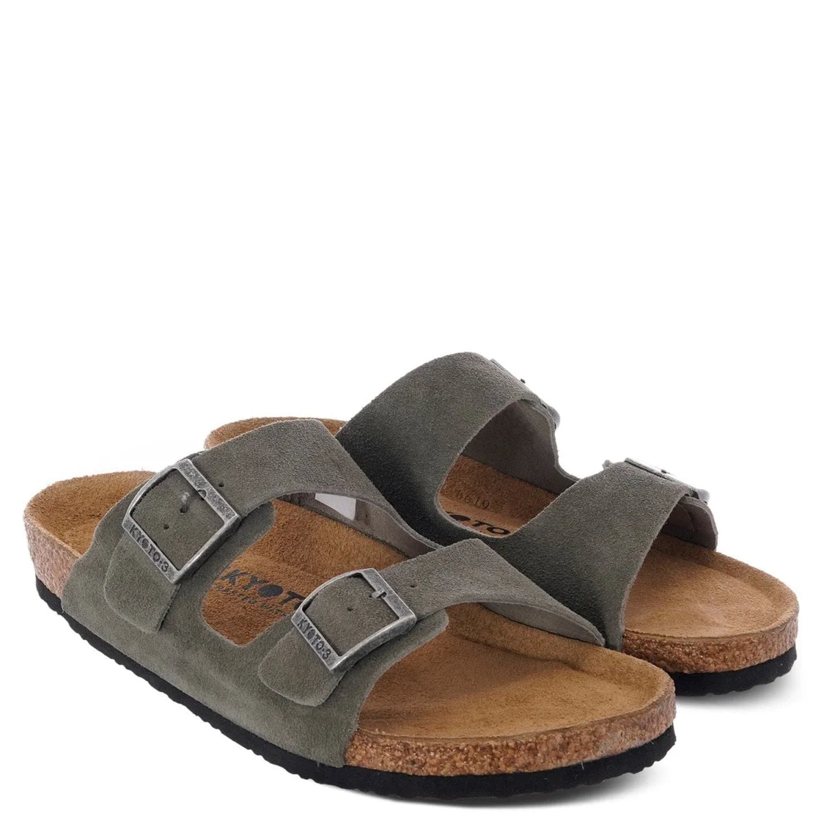 KYOTO Papuče CLOUD WALKER CORK GREEN 50103 GRN