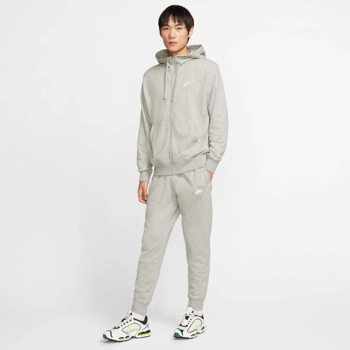 NIKE Dukserica CLUB HOODIE FZ FT - BV2648-063