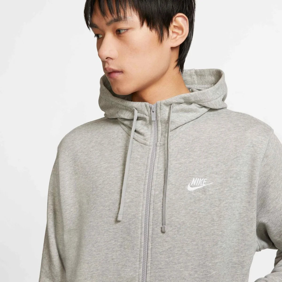 NIKE Dukserica CLUB HOODIE FZ FT - BV2648-063