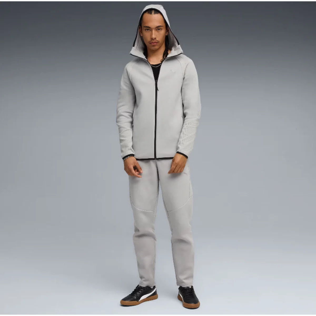 PUMA Dukserica EVOSTRIPE FZ HOODIE DK - 688231-63