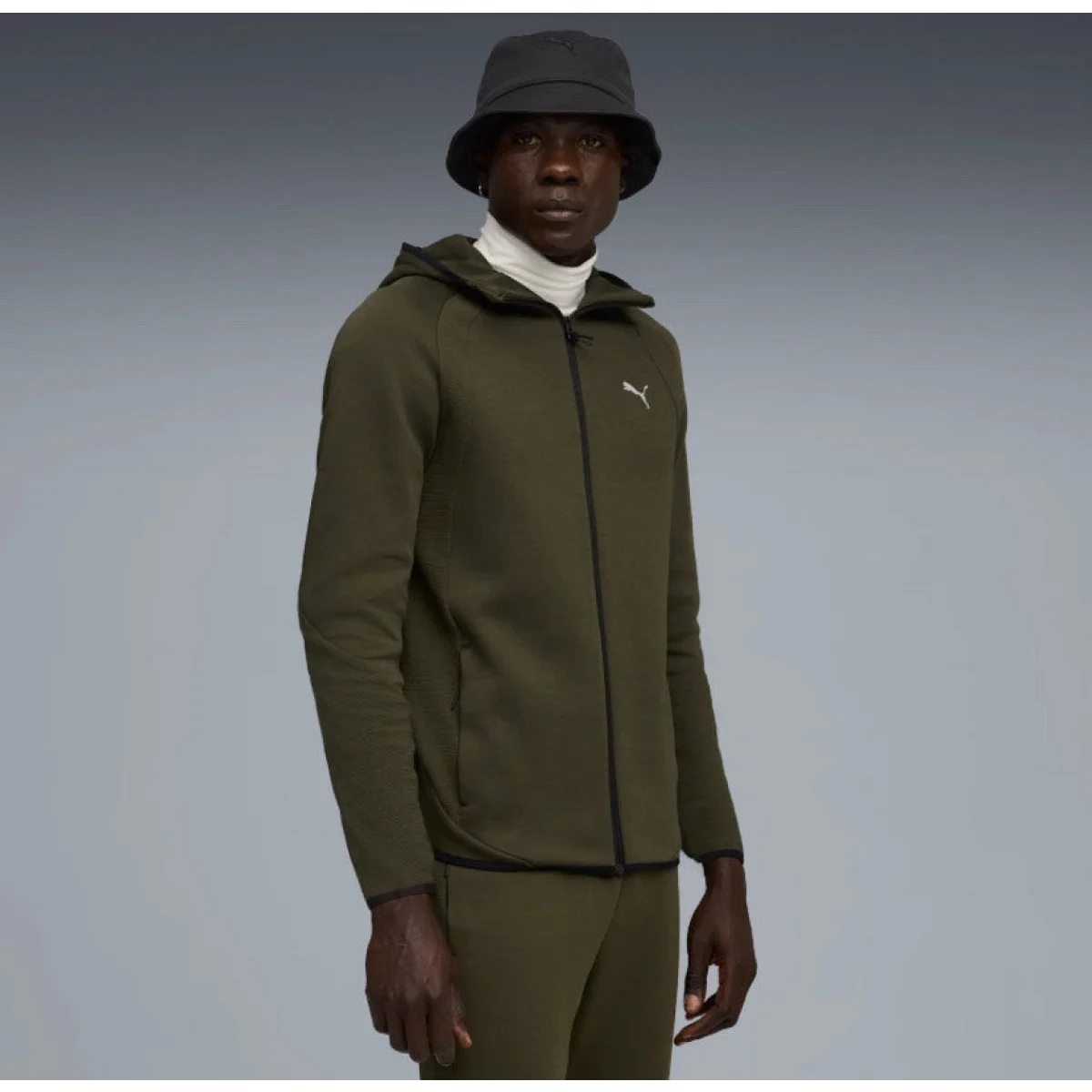 PUMA Dukserica EVOSTRIPE FZ HOODIE DK - 688231-70