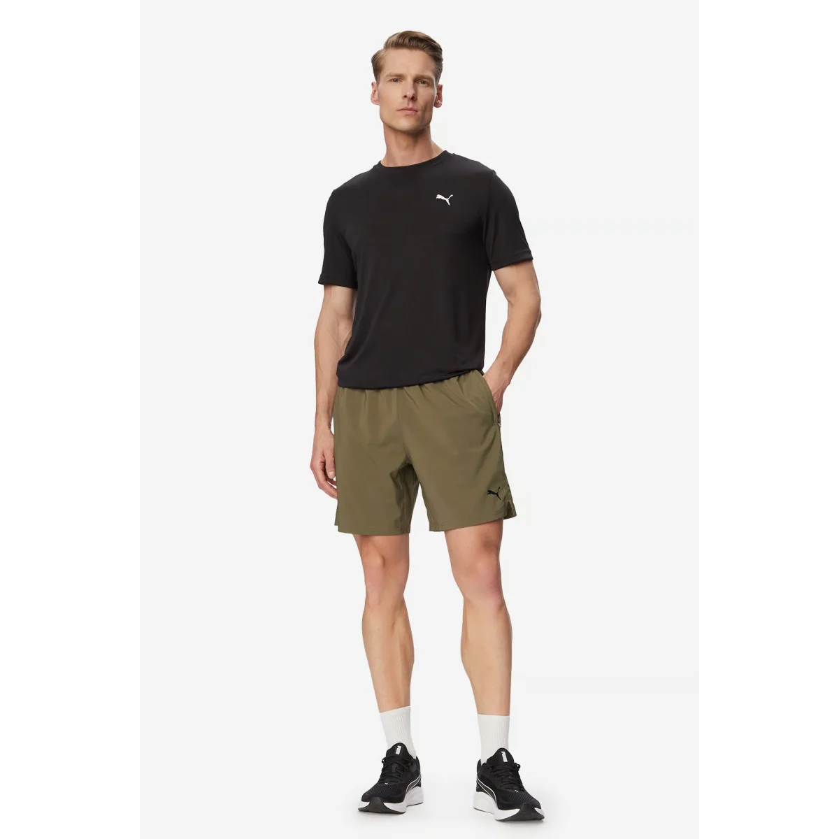 PUMA Majica K.R. ESS SMALL LOGO POLY TEE - 682542-01