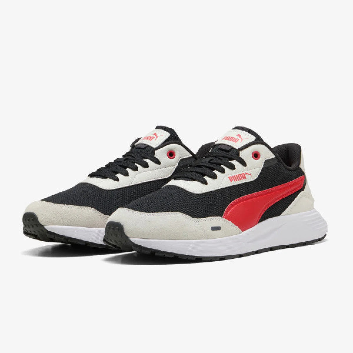 PUMA Patike RUNTAMED BLACK RED FIRE VAPOR GRAY 389236 27