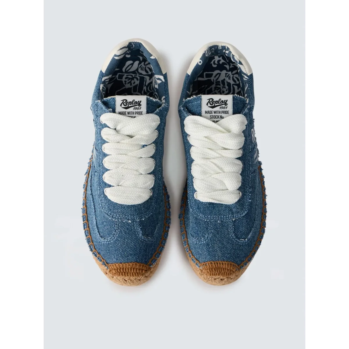 REPLAY Espadrile NASH AMBASS DENIM - RF220094T-0220