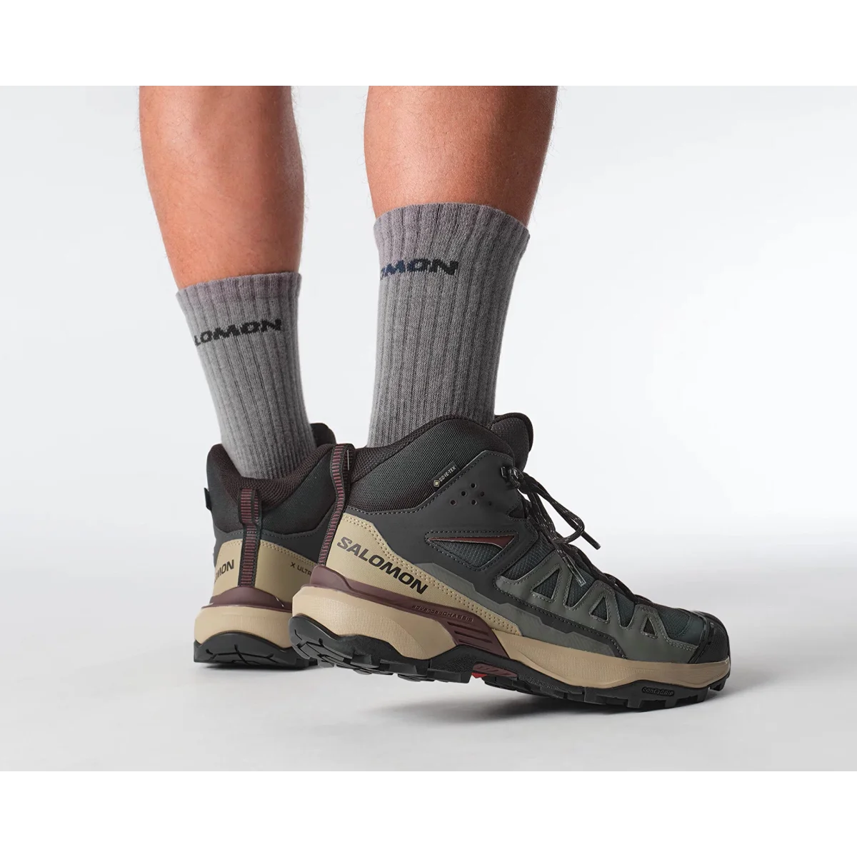 SALOMON Čizme X ULTRA 360 MID GTX PHANTM/DSRTAN - L47743300