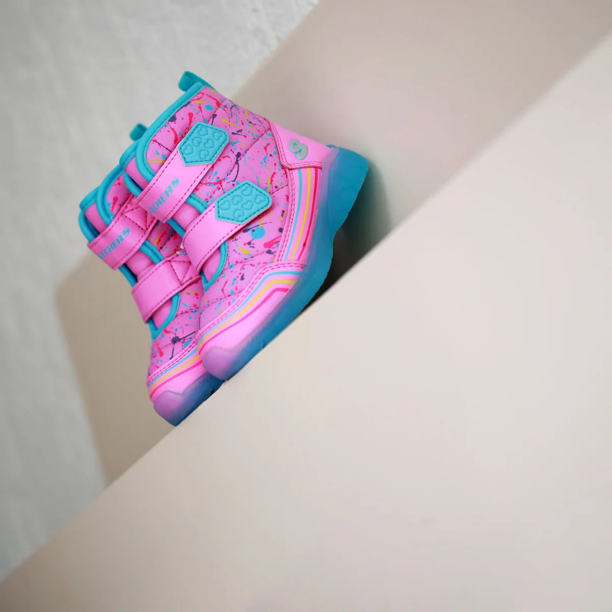 SKECHERS Čizme ILLUMI BRIGHTS - 302653N-PKMT