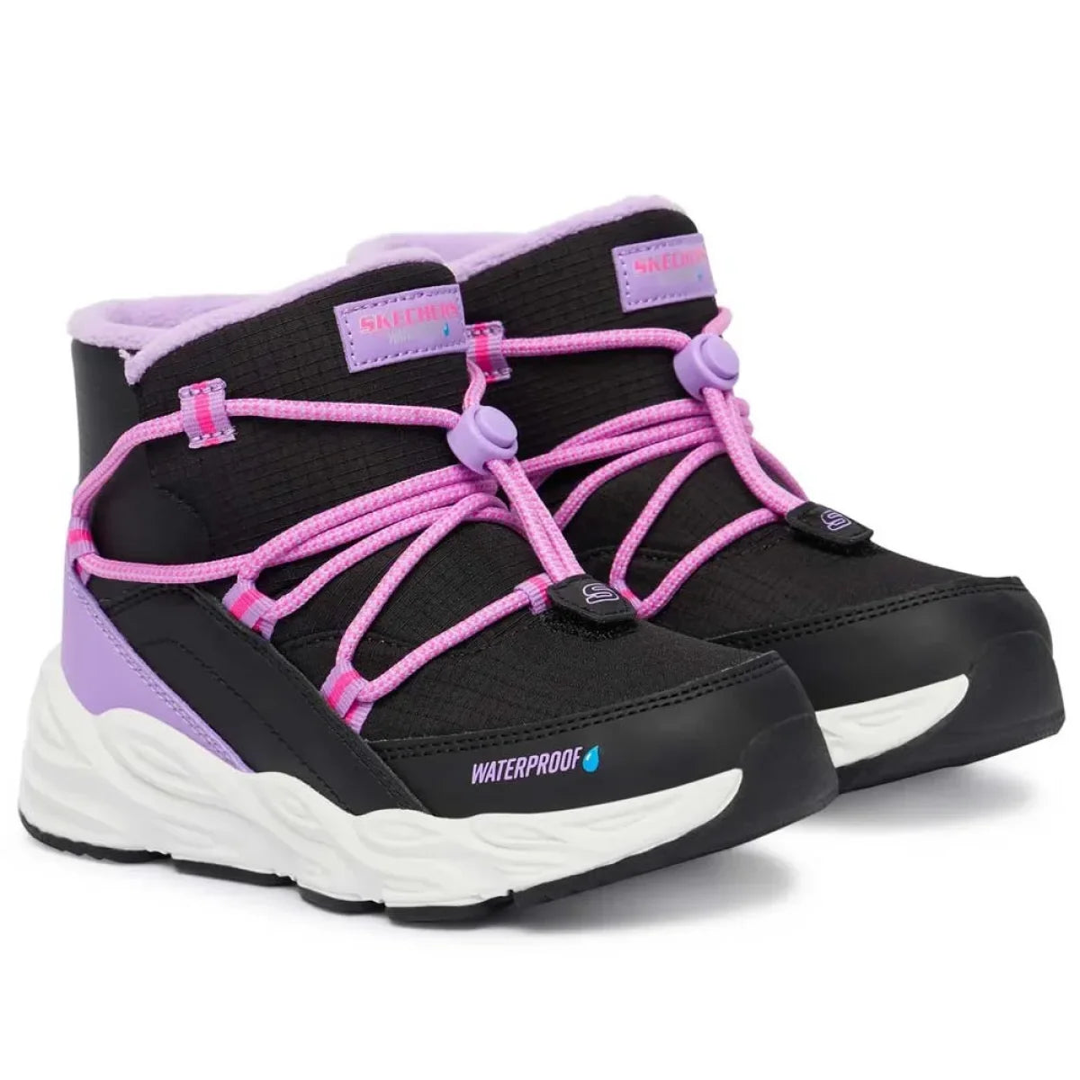 SKECHERS Čizme TURBO TREAD - 303492L-BKMT