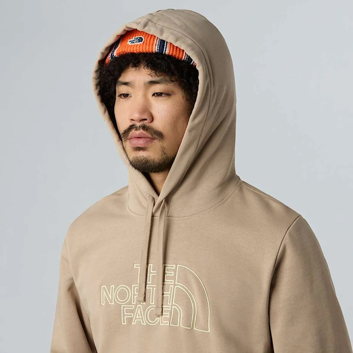 THE NORTH FACE Dukserica DREW PEAK LIGHT HOODIE MUSHROOGREY-GRAVEL - NF0A8C1B_EHX