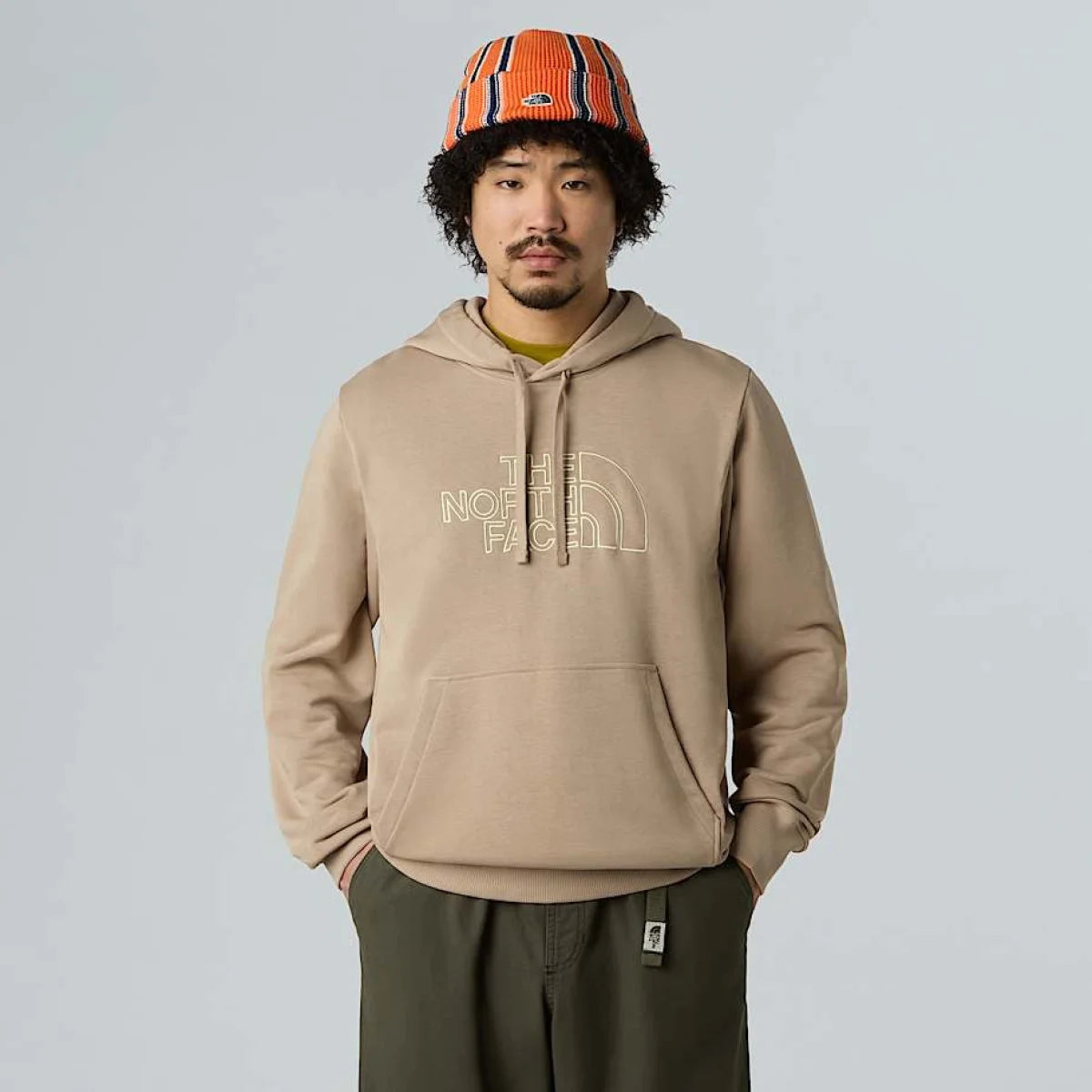 THE NORTH FACE Dukserica DREW PEAK LIGHT HOODIE MUSHROOGREY-GRAVEL - NF0A8C1B_EHX