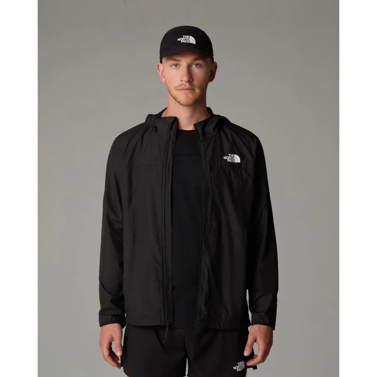 THE NORTH FACE Jakna HIGHER RUN WIND JACKET BLACK - NF0A8727_4H0