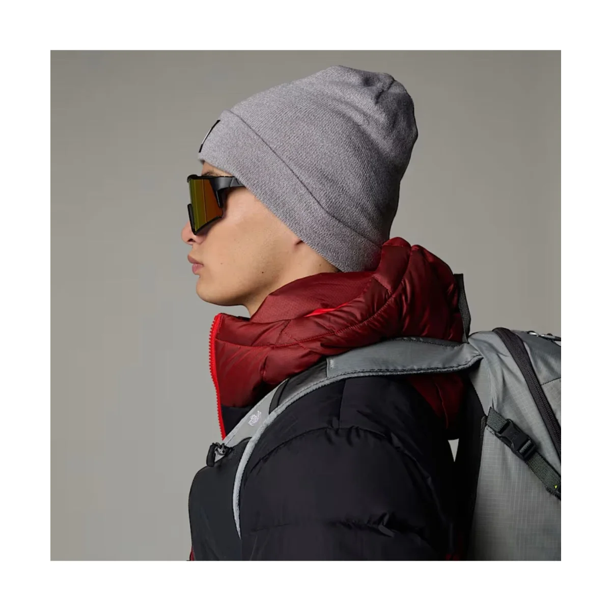 THE NORTH FACE Kapa DOCK WORKER RECYCLED BEANIE LIHT GREY HEATHER - NF0A3FNT-DYX